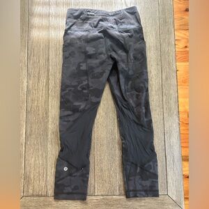 LuLuLemon Cropped Camo Leggings